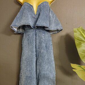 Denim jumpsuit